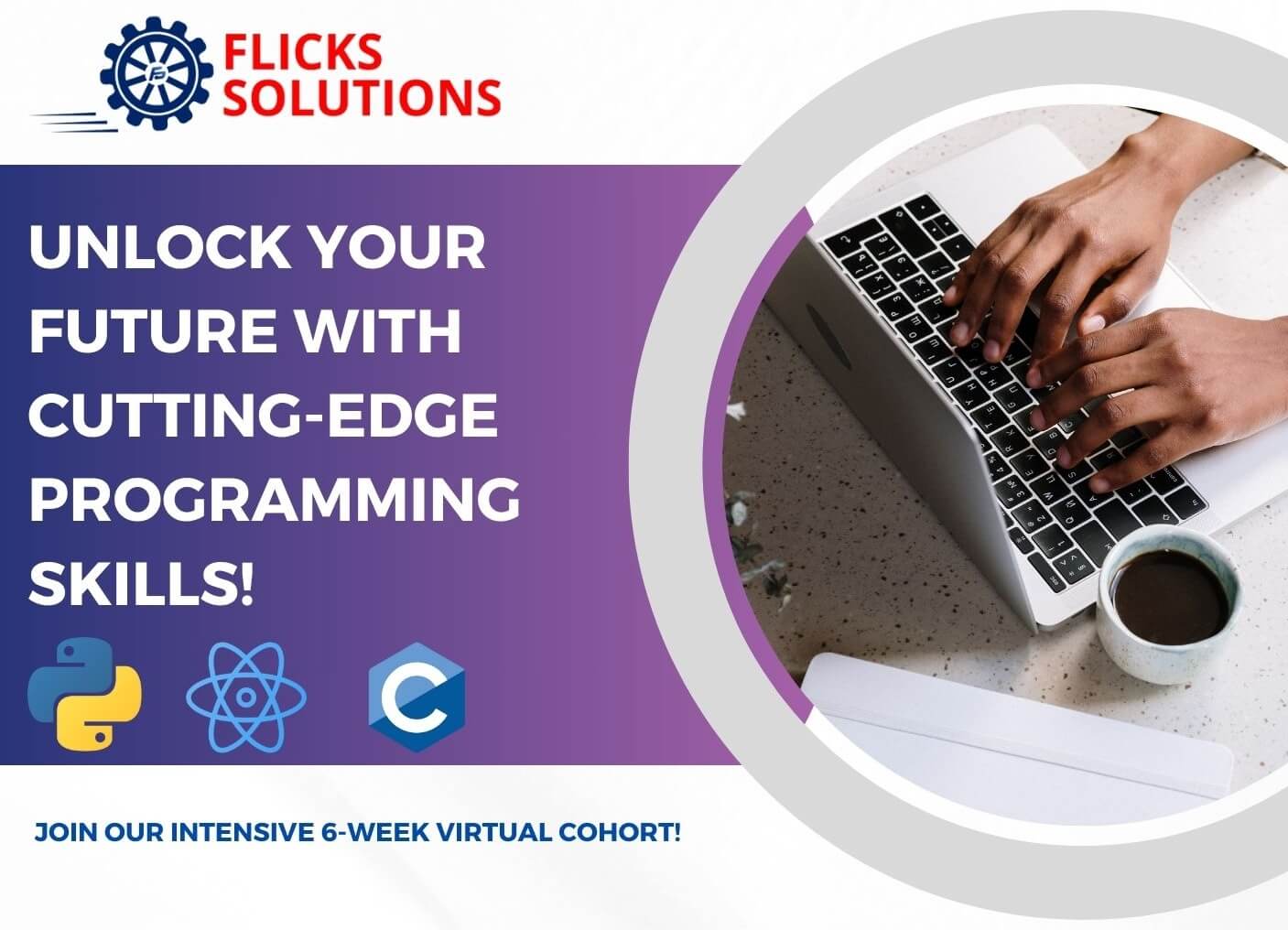 Unlock your future with Python, C & React